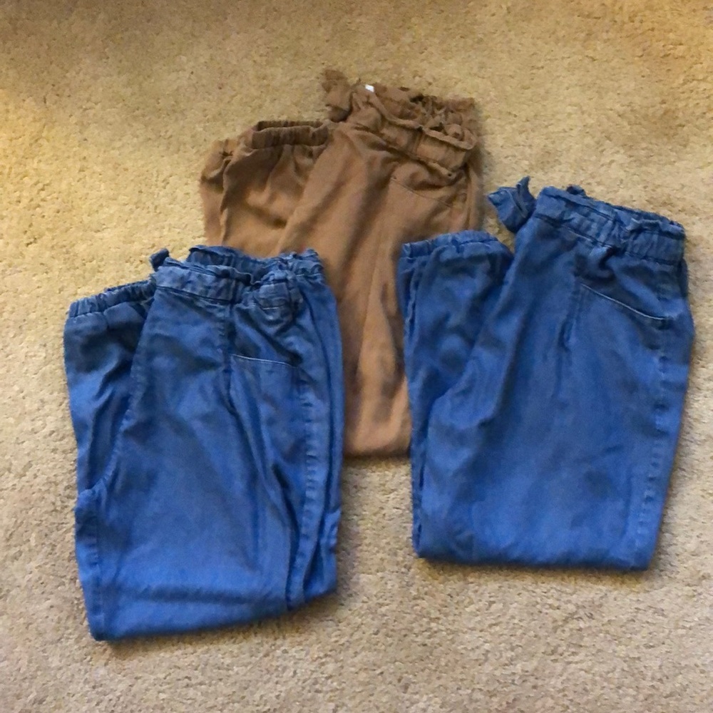 3 pair girls pants